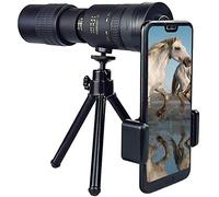 Telescopio monocular con Zoom de 10-300 x 40 mm y óptica de Doble Enfoque (Prisma BAK4 para Mayor claridad)