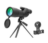 Telescopio Monocular con Zoom De Alta Potencia 25-75x60, Prisma BAK4, Resistente Al Agua, For Observación Aves, Acampada Y Caza Ocular Potente Y Aumento