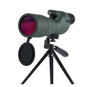 Telescopio Monocular con Zoom HD 25-75x70/ 60 For Observar Pájaros, Potente Telescopio Impermeable De Largo Alcance For Disparar, Acampar Y Hacer Turismo(25-75x60 Green B)