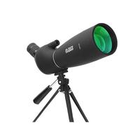 Telescopio Monocular con Zoom HD 25-75x70, Lente De Prisma ED BAK4, Resistente Al Agua IPX6 For Tiro, Observación Aves Y Camping Ocular Potente Y Aumento(Black with Tripod)