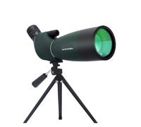 Telescopio Monocular con Zoom HD 25-75x70, Lente De Prisma ED BAK4, Resistente Al Agua IPX6 For Tiro, Observación De Aves Y Camping(Green with Tripod)