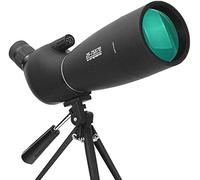 Telescopio monocular con Zoom HD de 25-75x70 con trípode y Prisma BAK4 Porro FMC en ángulo de 45 Grados para observación de Aves y paisajes astronómicos