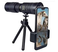 Telescopio monocular con Zoom teleobjetivo 4K 10-300X40 mm, telescopio portátil de Alta definición para niños Adultos de un Solo Barril, monocular Impermeable a Prueba de Niebla