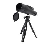 Telescopio monocular de 12 a 36 x 60 mm con prisma BAK4, zoom sin niveles, trípode y soporte para teléfono móvil y soporte para teléfono móvil, resistente al agua, compacto 88 m/1000 m, campo de