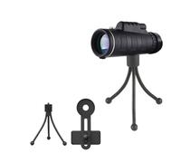 Telescopio Monocular De 60x40, Monoculares De Alta Potencia For Adultos, Telescopio Portátil con Trípode For Observación De Aves, Caza Y Camping