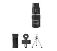Telescopio Monocular De Alta Definición 16x52, Binoculares Plástico, Portátil Largo Alcance For Deportes Al Aire Libre, Acampada Y Viajes Aumento HD(SET2)