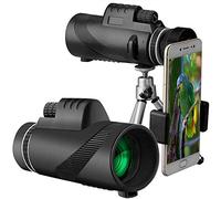 Telescopio monocular de Alta definición, Telescopio con Clip para trípode para teléfono Universal, Lente óptica con Zoom HD portátil para niños, Astronomía