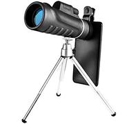 Telescopio monocular de Alta Potencia 50x60, monocular con Prisma BAK4, Impermeable, con Soporte para teléfono Inteligente y trípode, Ideal para observar la montaña con binoculares.