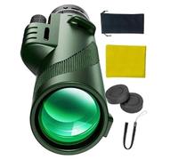 Telescopio Monocular De Alta Potencia - Ampliación 80x Con Lente HD Para Adultos | Diseño Ligero Portátil Para Observadores De Aves, Caza Y Observadores | Visión Nocturna Al Aire Libre Monóculo Para