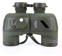 Telescopio monocular de Alta Potencia, binoculares 10X50 con brújula para Poca luz, binoculares Impermeables con Ocular Grande para telescopios de Enfoque fácil de Alta Potencia