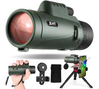 Telescopio monocular de alta potencia de 40 x 60 con adaptador para smartphone, bolsa de viaje, monoculares de visión más grande para adultos y niños con prisma BAK4 y lente FMC, adecuado para