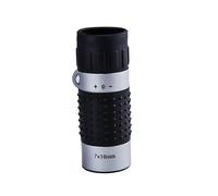 Telescopio monocular de bolsillo 7x18 163M/1000M para golf, telémetro y telescopio, compatible con golf, medición de distancias y turismo.