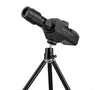Telescopio monocular digital 70x con trípode y wifi para teléfono móvil, sensor de imagen HD de 2 MP, alcance inalámbrico de 50 m, 2000 mAh para batería para observación de aves, negro