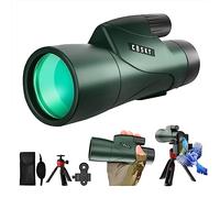 Telescopio monocular Gosky, Piper Monocular de Alta definición 12x55 para Adultos con Prisma BAK4 y Lentes FMC, Monocular liviano y con Adaptador para teléfonos Inteligentes Ideal para observar Aves