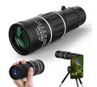 Telescopio monocular HD 16X52, portátil de Bolsillo, con Espejo Dual for Poca luz, compresión y a Prueba de Golpes.