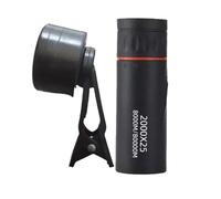 Telescopio monocular HD 2000x25 con Adaptador for Smartphone for observación de Aves, Caza, Senderismo, Acampada y Vida Silvestre(with Phone Clip)