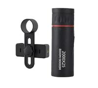 Telescopio monocular HD 2000x25 con Adaptador for Smartphone for observación de Aves, Caza, Senderismo, Acampada y Vida Silvestre(with Pinchcock)