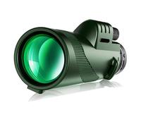 Telescopio monocular HD 80x100 con adaptador para soporte de tel?fono inteligente Monoculares para observaci?n de aves, acampada y senderismo