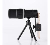 Telescopio monocular HD con trípode y adaptador de smartphone, para teléfonos inteligentes monoculares para adultos para observar estrellas, caza, vida silvestre, observación de aves, viajes, camping
