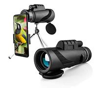 Telescopio monocular HD de 40 x 60, portátil, resistente al agua, para exteriores, BAK4, telescopios ópticos, monoculares, para observación de aves, camping, viajes