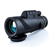 Telescopio monocular HD, telescopio monocular con Zoom teleobjetivo 40X60, con Soporte para teléfono Inteligente y trípode monocular Impermeable - Prisma, monocular liviano de fácil Enfoque para OBS