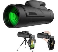 Telescopio monocular Impermeable 12x50 HD, telescopio monocular de Alta Potencia con trípode, monoculares de Prisma FMC Bak4, para observación de Aves, conciertos, Pesca, navegación
