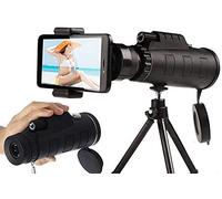 Telescopio monocular Impermeable Compacto de Alta definición 40x60 con Clip para fotografía móvil Telescopio para teléfono Celular La elección Ideal La Caza, Tiro, campin