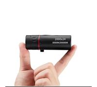 Telescopio monocular monocular de 2000 x 24 pulgadas, monocular de potencia para adultos con adaptador de teléfono, visión nocturna, monoscopio de bolsillo ligero para adultos y niños, regalos de 8000