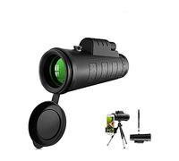 Telescopio monocular, monocular HD de Alta Potencia 40X60 con Soporte para teléfono Inteligente y trípode - Monocular Impermeable con Prisma Fmc Bak4 Duradero y Claro de Doble Enfoque Little Surprise