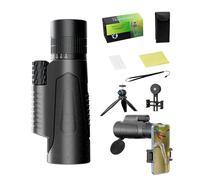 Telescopio monocular monocular para adultos de alto rendimiento - Telescopio refractor - Monocular con visión más amplia, potente telescopio astronómico portátil, alta resolución 50 mm, resistente al