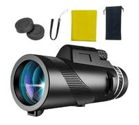 Telescopio monocular, Monoculares para Adultos Altos potenciados, HD Telescopio Compacto, High Vision 80x Aumento de diseño Compacto portátil para observación de Aves Stargazing Star