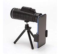 Telescopio Monocular Monoculares para Senderismo 40X60 Zoom HD IR Monocular Infrarrojo Binoculares Telescopio Soporte para teléfono Trípode para Camping Senderismo Little Surprise
