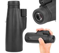 Telescopio, Monocular para acampar, película recubierta de múltiples capas Telescopio BAK4 portátil monocular 12x50 para viajes de campamento