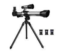 Telescopio monocular para Adultos y niños con trípode, telescopio Refractor de Apertura de 50 mm, de pie, el Mejor telescopio portátil, Regalo para Principiantes, para observación Espacial, telesc