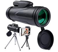 Telescopio monocular para Exteriores de Alta Potencia, monoculares portátiles compactos Bak4 HD de 12X50 con brújula y trípode para observación de Aves al Aire Libre, etc.