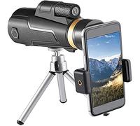 Telescopio monocular para teléfono Inteligente 18X62 Bak4 Prism Telescopio portátil de Mano de Alta definición con trípode para Adultos Little Surprise