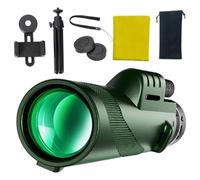 Telescopio monocular para teléfonos inteligentes, alcance estrella monocular - Alcance monocular profesional con aumento de 80x,Equipo de senderismo portátil para rastrear el paisaje de observación de