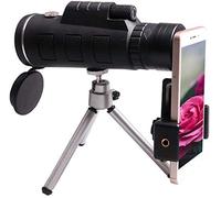 Telescopio monocular para teléfonos móviles con trípode, Telescopio Refractor astronómico, Mini telescopio, Aplicación Duradera para Exteriores