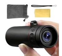 Telescopio Monocular Pequeño: 500x25 De Alta Potencia, Equipo Compacto De Mano para Viajes Al Aire, Visión con Poca Luz, para Observación De Aves, Caza, Camping, Senderismo, Turismo para Ho