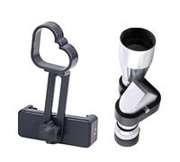 Telescopio monocular pequeño, telescopio monocular HD con soporte para smartphone, tamaño de bolsillo, impermeable, para adultos, para camping, conciertos