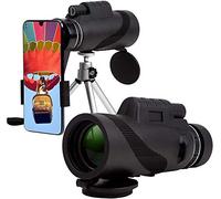 Telescopio monocular portátil BAK4 monocular compacto de alta potencia prisma monocular zoom monocular 12x aumento lente telescopio de alta definición para adultos observación de aves al aire libre