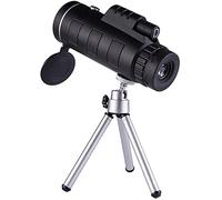 Telescopio monocular portátil con Zoom de 40x60, monoculares compactos de Alta Potencia con Soporte para teléfono Inteligente y trípode, Prisma BAK4 y telescopio monocular Impermeable HD