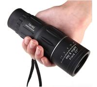 Telescopio monocular portátil de 16 x 52 zoom, de largo alcance, 66 m/8000 m, prismáticos al aire libre, camping, herramientas de observación de aves