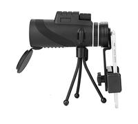 Telescopio monocular portátil de 40 x 60 con trípode, zoom HD 8x, enfoque manual, telescopio monocular grande con noche para observación de aves, vistas, etc