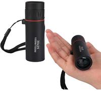 Telescopio monocular portátil de Bolsillo para Adultos, 30 x 25 HD, Resistente al Agua, Mini telescopio monocular portátil para observación de Aves, Eventos Deportivos, Senderismo, Camping, Turismo