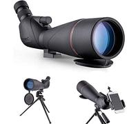 Telescopio monocular portátil Refractor monocular Impermeable con trípode para Tiro con Arco, Alcance en ángulo para niños, Adultos, Principiantes, Turismo, observación de Estrellas, Camping
