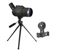 Telescopio Monocular Potente 25-75x70, Telescopio FMC BAK4, Resistente Al Agua, For Avistaje De Aves, Equipo De Caza Y Acampada(with Tripod and Clip)