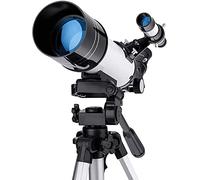 Telescopio monocular Refractor 70 mm Apertura Principiantes, telescopio Viaje portátil, óptica Totalmente Multicapa con trípode y buscador
