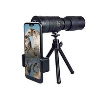 Telescopio monocular teleobjetivo 4K 10-300x40 mm para Adultos: binoculares con Zoom para teléfono, Soporte para Smartphone y trípode.