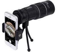 Telescopio monocular, telescopio monocular de Doble Enfoque 16x52, telescopios Impermeables, visión Amplia HD, con trípode/adaptadores universales para teléfono Celular para